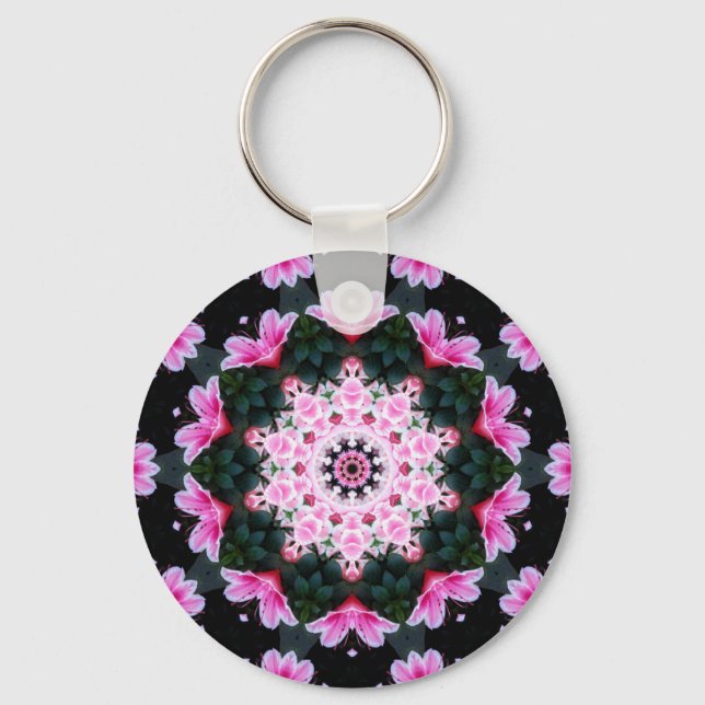 Porte-clés Porte - clés de Mandala Flower (Recto)