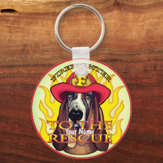 Porte-clés Porte - clés de pompiers d'un chien de garde