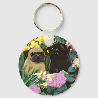 Porte-clés Porte - clés des Carlins de printemps précieux