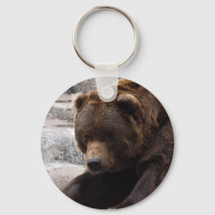 Porte-clés Porte - clés d'ours gris