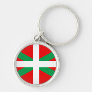 Porte-clés Porte Clés Drapeau Basque "Ikkurina"