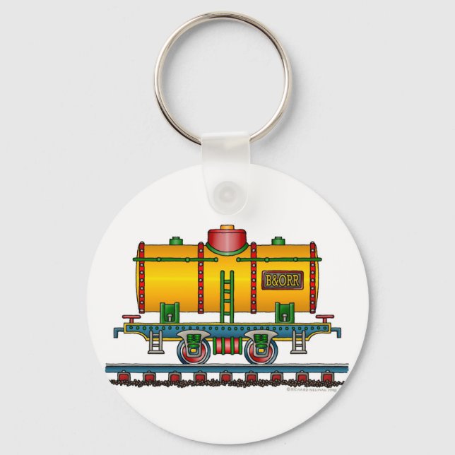 Porte-clés Porte - clés ferroviaires de wagons-citernes (Recto)