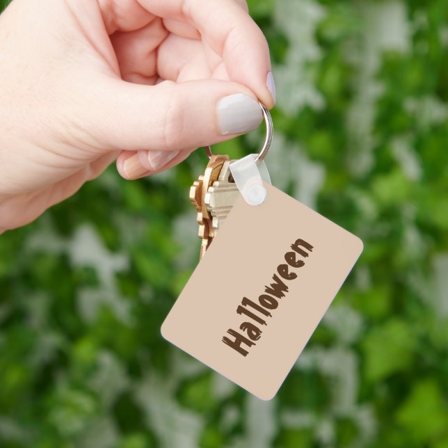 Porte-clés Porte-clés/Lanyards avec texte de nom imprimé Hall (main)