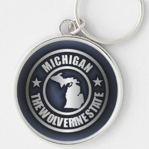 Porte-clés porte - clés "Michigan Steel" (Bleu)
