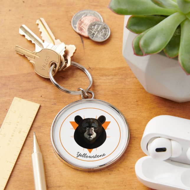 Porte-clés Porte-clés-Ours de Yellowstone (Bureau)