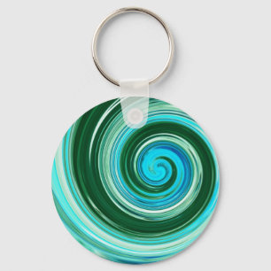 Porte-clés Porte - clés personnalisés Sea Swirl à personnalis