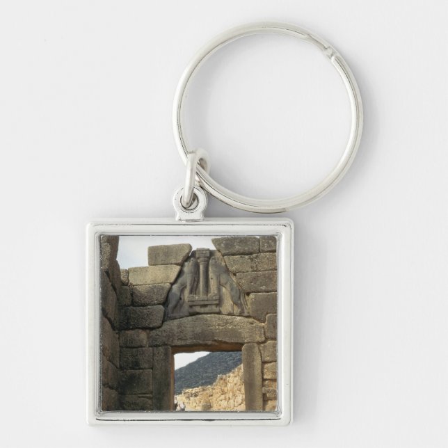 Porte-clés Porte de lion au-dessus de l'entrée (Devant)