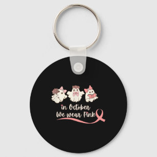 Porte-clés Porter Pink Breast Cancer Guerrier mignon Fantôme