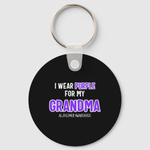 Porte-clés Porter Violet Pour Ma Grand-Mère - Alzheimerheimer