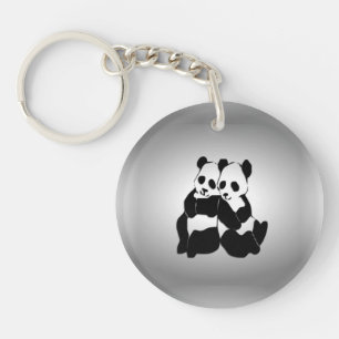Porte-clés Portes de panda mignonnes