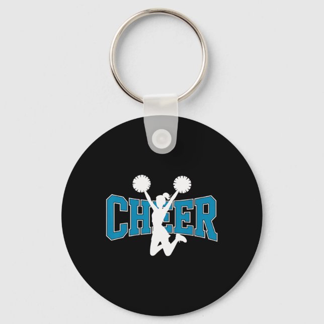 Porte-clés Porteuse Chef de Claque Équipe de Cheerleading Che (Recto)