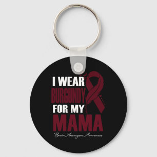 Porte-clés Portez La Bourgogne Pour Ma Mama Cerveau Aneurie S