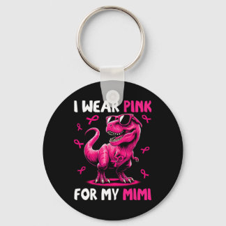 Porte-clés Portez Le Rose Pour Mon Mimi T-rex Dinosaure Cance