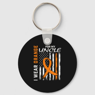 Porte-clés Portez orange pour la sensibilisation au cancer de