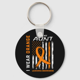 Porte-clés Portez Orange Pour Ma Tante Sensibilisation à la l