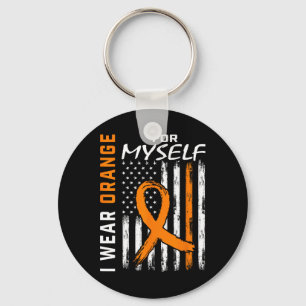 Porte-clés Portez Orange Pour Moi Même La Leucémie Cancer Awa