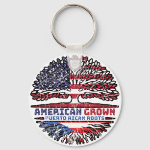 Porte-clés Porto Rico Porto Rican US American USA United