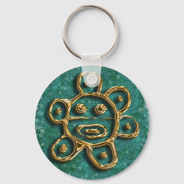 Porte-clés Porto Rico - soleil (Recto)