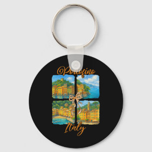 Porte-clés Portofino Italie Voyage Séjour Coquette Portofino