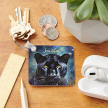 Portrait animal panther Nom personnalisé