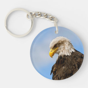 Porte-clés Portrait d'aigle américain dans la faune