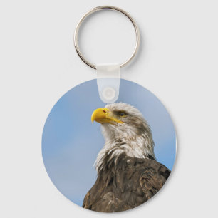 Porte-clés Portrait d'aigle américain dans la nature