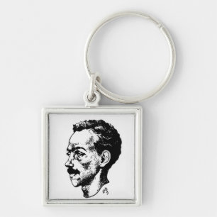 Porte-clés Portrait d'Arthur Rimbaud