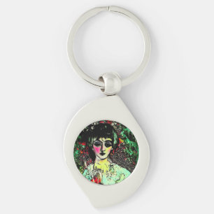 Porte-clés Portrait de Beauté Gothique