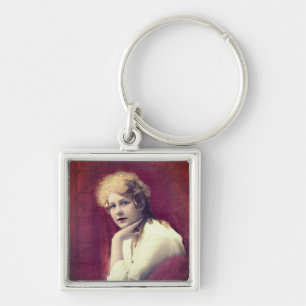 Porte-clés Portrait de boudoir d'une dame de 1900