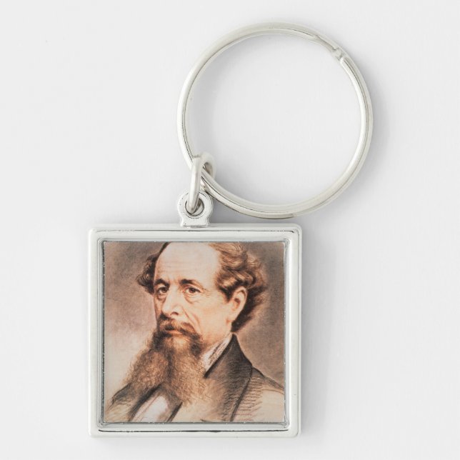 Porte-clés Portrait de Charles Dickens, 1869 (Devant)