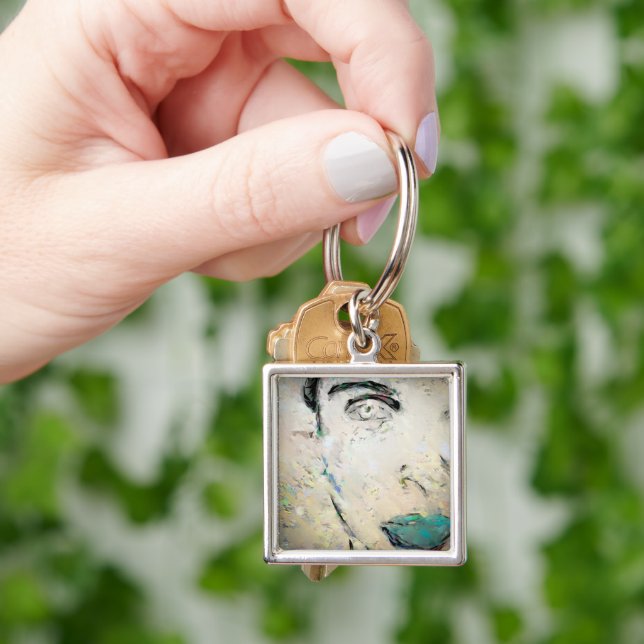 Porte-clés Portrait de femme (main)