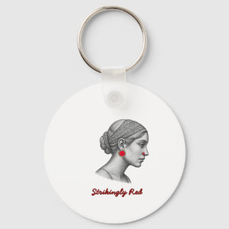 Porte-clés Portrait de femme élégante