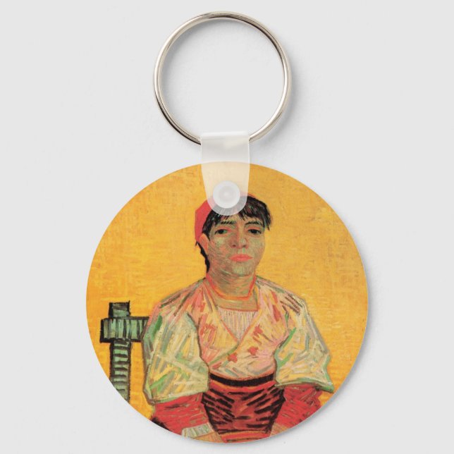 Porte-clés Portrait de femme italienne par Vincent van Gogh (Recto)