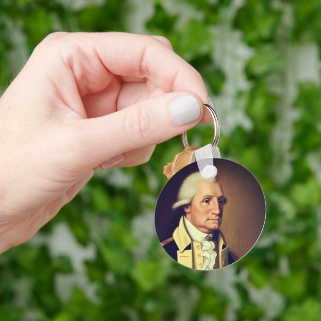 Porte-clés Portrait de George Washington (1790) (main)