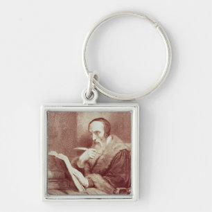 Porte-clés Portrait de Jean Calvin (1509-1564) (gravure)