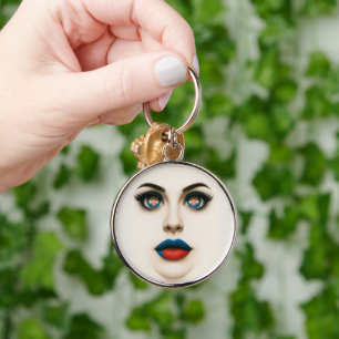 Porte-clés Portrait de la pop croate beauté yeux & lèvres