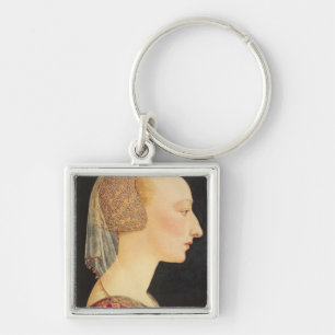 Porte-clés Portrait de Madame en rouge, 1460-70