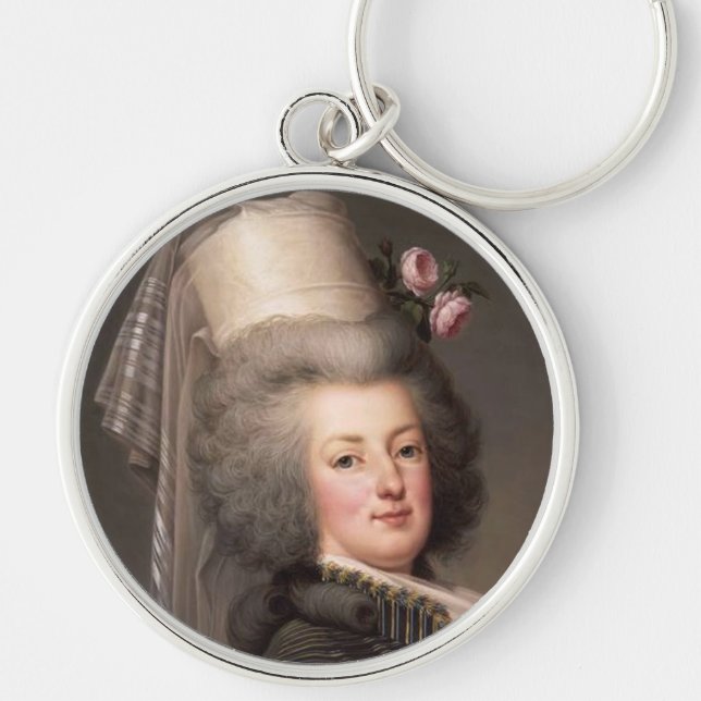 Porte-clés Portrait de Marie Antoinette, reine de France (Devant)