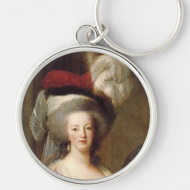 Porte-clés Portrait de Marie Antoinette, reine de France (Devant)