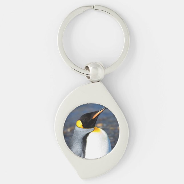 Porte-clés Portrait de pingouin (Devant)