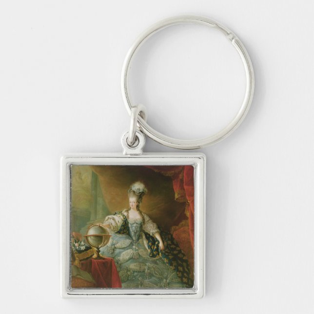Porte-clés Portrait de reine de Marie Antoinette de la France (Devant)