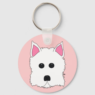 Porte-clés Portrait de Westie