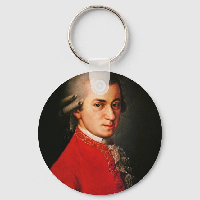 Porte-clés Portrait de Wolfgang Amadeus Mozart (Recto)