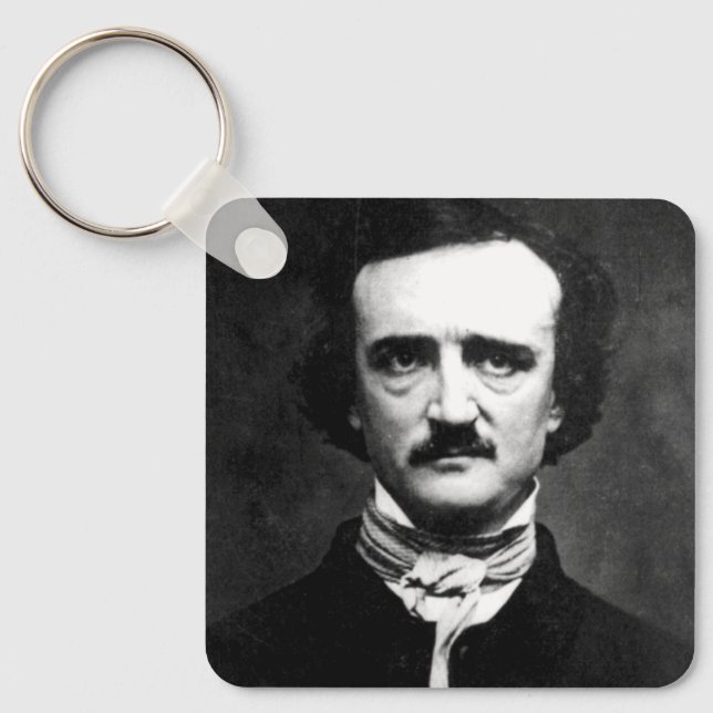 Porte-clés portrait d'Edgar Allan Poe (Recto)