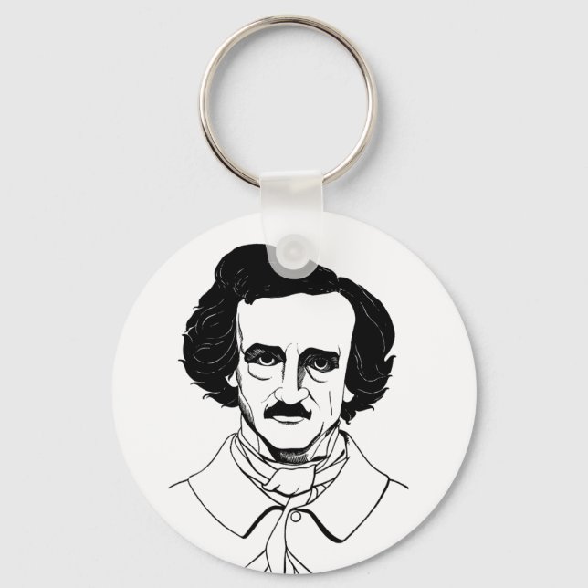 Porte-clés Portrait d'Edgar Allan Poe (Recto)