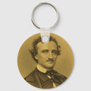 Porte-clés Portrait d'Edgar Allan Poe
