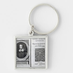 Porte-clés Portrait d'Edmund Spenser et