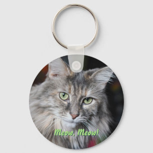 Porte-clés Portrait du chat Meow Meow