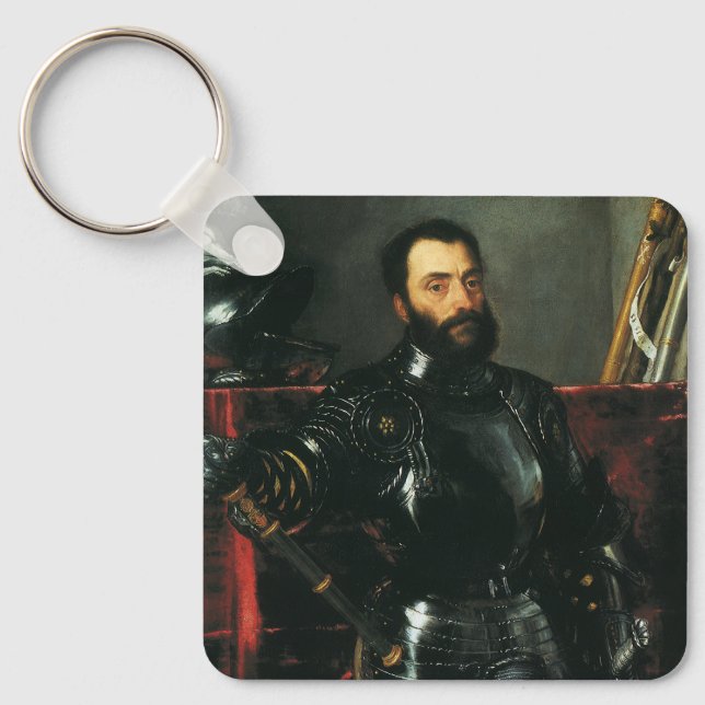 Porte-clés Portrait du duc d'Urbin par Titien (Recto)