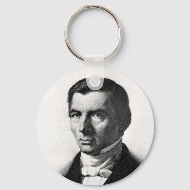 Porte-clés Portrait du libéral classique Frederic Bastiat (Recto)